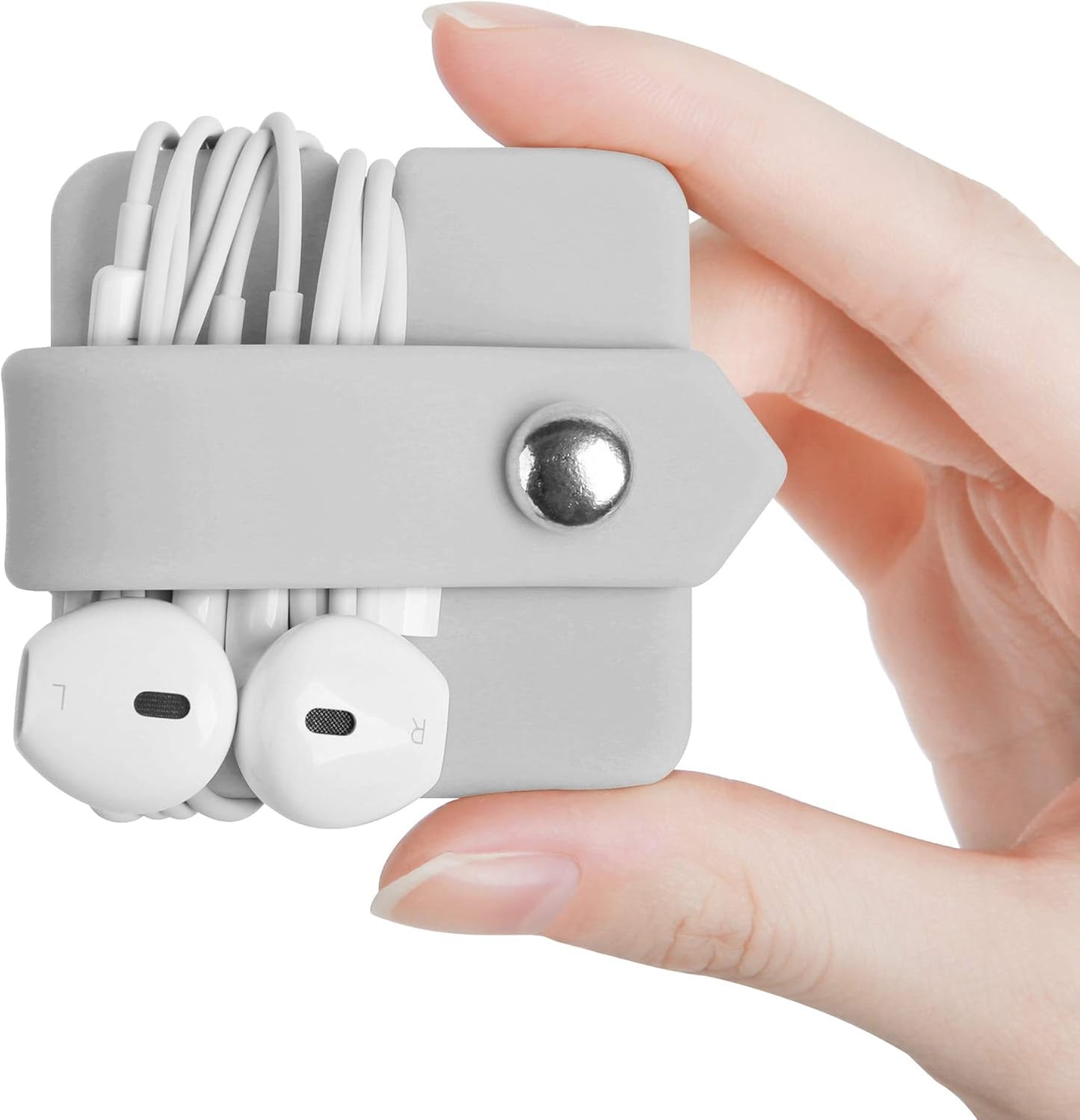 Headphone Case Cord Organizer Earbuds Holder Earphones Case Wrap Winder Headset Keeper Cord Manager Cable Organizer Black | Cord Organizer
