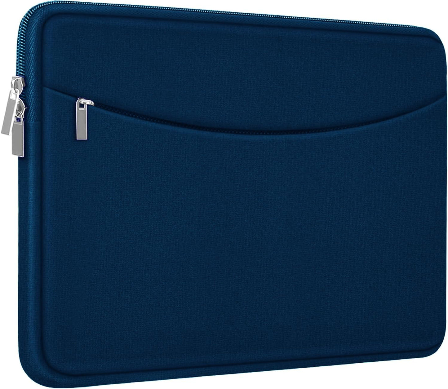 Laptop Sleeve Case 14 inch, Shockproof Protective Laptop Cover Briefcase Carrying Computer Bag with Accessory Pocket Portable Computer Sleeve for 14" MacBook, HP, Dell, Lenovo, Acer, Black