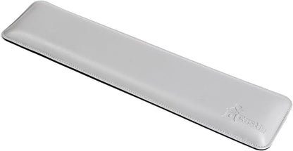 Bailey Compact by Castle - Wrist Rest for Keyboards with Around 61 Keys - Leather Ergonomic Computer Extra Firm Keyboard Wrist Support for Typists, Gaming, Heavy Office Use (Stone, Compact Size)