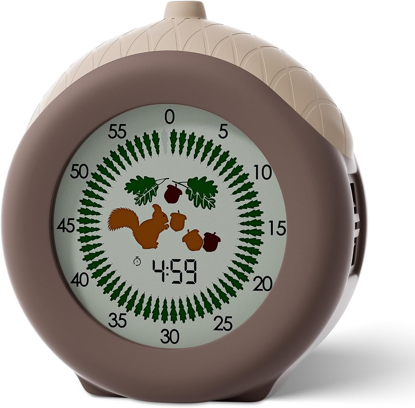 Tomato Visual Timer for Kids, 299 Minute Cute Pomodoro Countdown Timer, Kitchen Cooking Helper Timer with Pause Function, Clock and Alarm, Digital Timer for Classroom, Office and Meetings