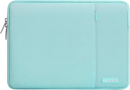 MOSISO Laptop Case 13.3 inch, 13-13.3 inch Laptop Sleeve Compatible with MacBook Air/Pro 13/Pro 14 M5 M4 M3 M2 M1, HP Dell ASUS Lenovo,Polyester Vertical Computer Sleeve Bag with Pocket, Antique Green - Colors A