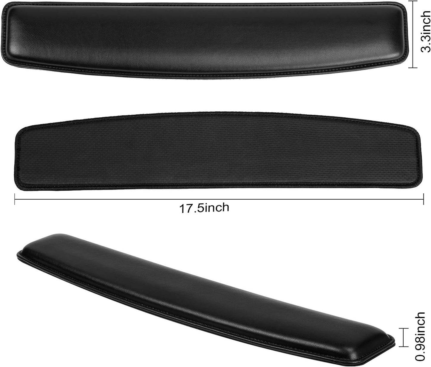 RICHEN Keyboard Wrist Rest Pad and Mouse Wrist Rest Support Mouse Pad Set,Sturdy & Comfortable & Lightweight for Easy Typing & Pain Relief-Ergonomic Support (Brown)