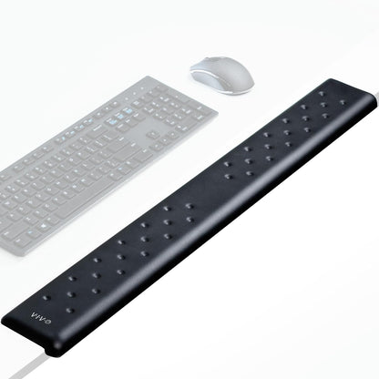 VIVO Ergonomic Long 30” Wrist Pad, Non-Slip Memory Foam Arm Rest for Desk, Elbow Cushion with L-Shaped Edging, Black, DESK-WR30