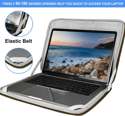 Laptop Sleeve 15.6 Inch, Durable Shockproof Protective Cover Flip Case Briefcase Carrying Computer Bag Case Compatible with 15.6 Inch HP, ASUS, Lenovo, Acer, Notebook, Computer, Black