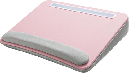 HUANUO Laptop Lap Desk - Portable Lap Desk with Pillow Cushion, Fits up to 15.6 inch Laptop, with Anti-Slip Strip & Storage Function for Home Office Students Use as Computer Laptop Stand, Book Tablet