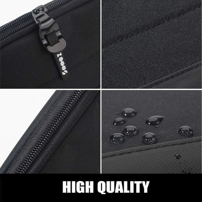 Sooez Wide-Opening Pencil Pen Case, Lightweight & Spacious Pencil Bag Pouch Box Organizer, Aesthetic Supply with Triangular Design for Adults, Grey
