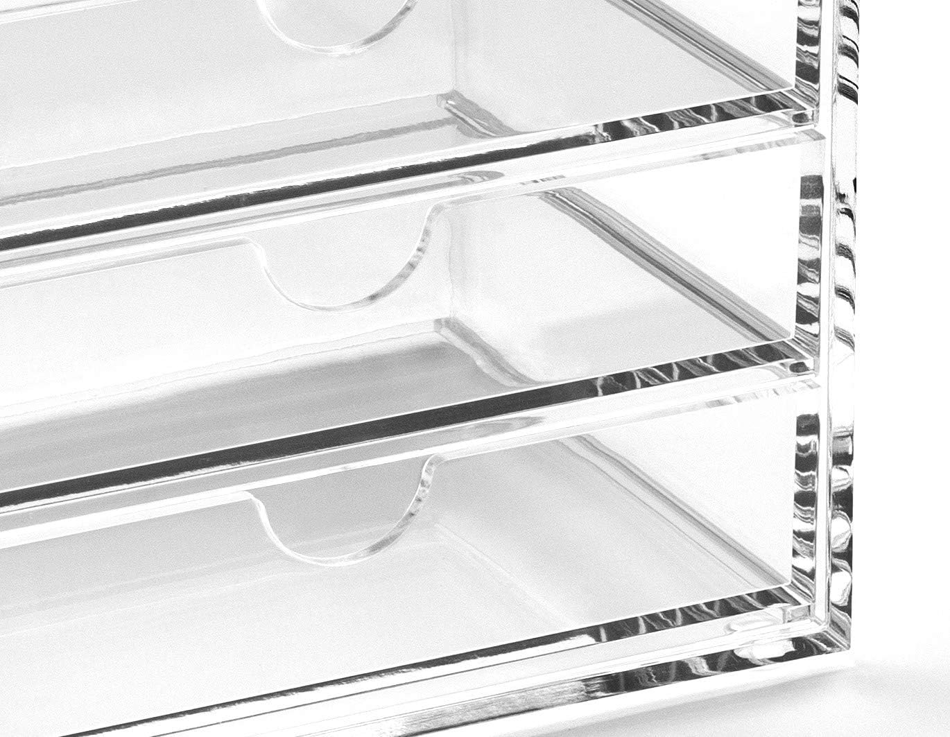 Osco X-Small Clear Acrylic Triple Drawer, (X-Small), A3274