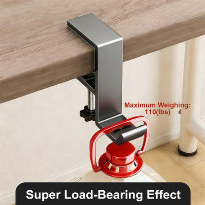 JAKO Headphone Stand - Aluminum Alloy Headphone Holder, Under Headset Stand for Desk Fit for PC Gaming Headset Hanger Hook Suitable for Office, Computer, Student Class Desk, Handmade Creator Table