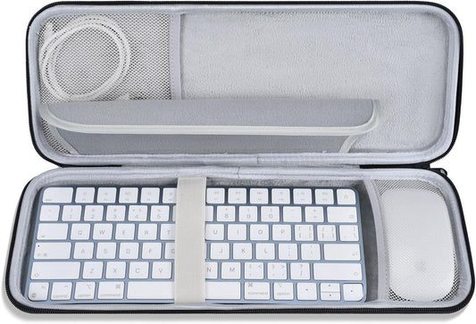 Magic Keyboard Sleeve Case Cover, Hard Storage Case Bag Compatible with Apple iMac 24 inch M4 M3 Magic Keyboard w/Out Touch ID A2449 A2450 A1644 & Magic Mouse Combo