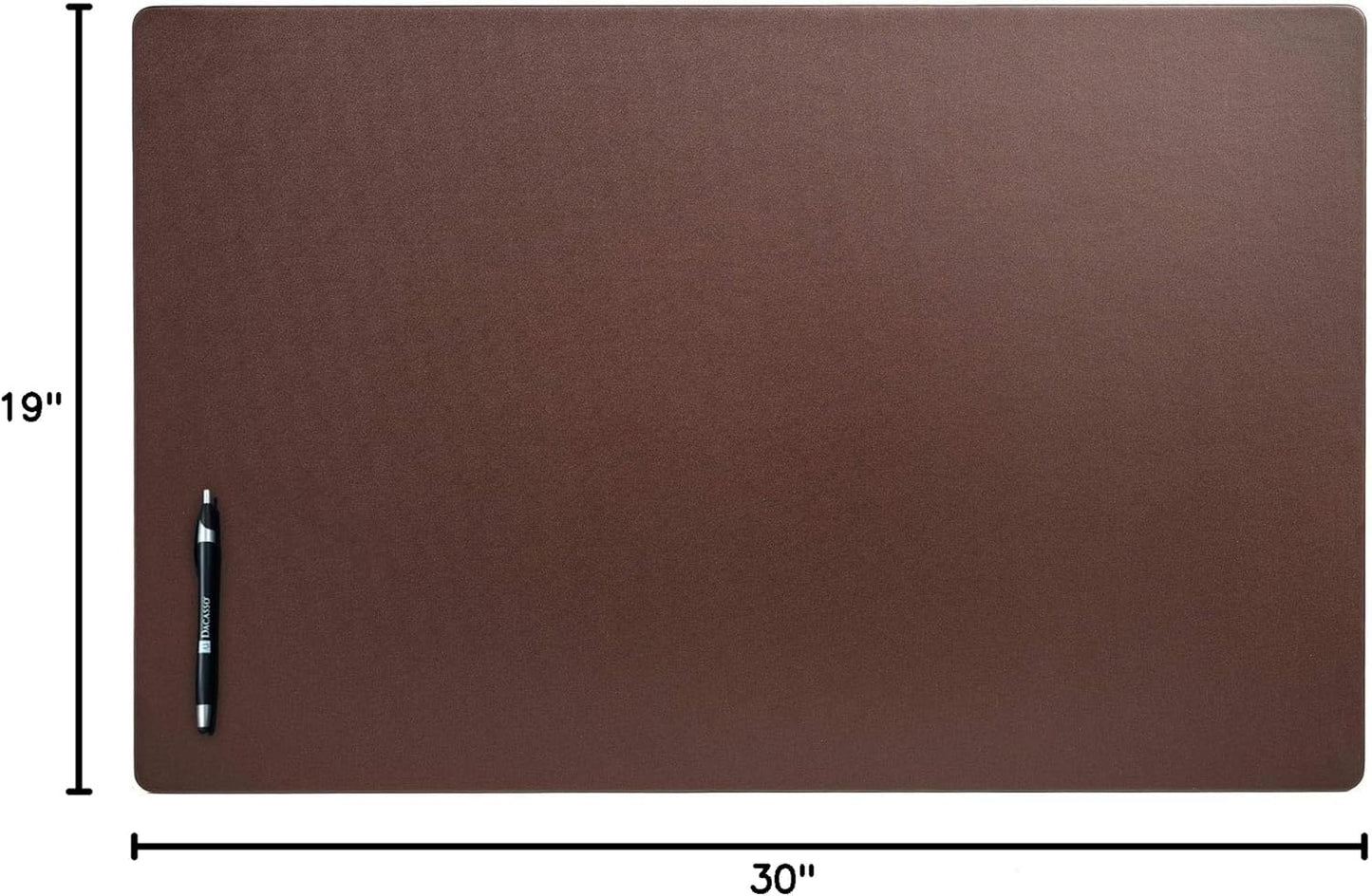 Dacasso Leather Desk Pad Without Side Rails