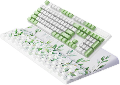 Ospelelf Tilt Keyboard Stand with Wrist Rest, Comfy Ergonomic Keyboard Riser Holder for Office Home