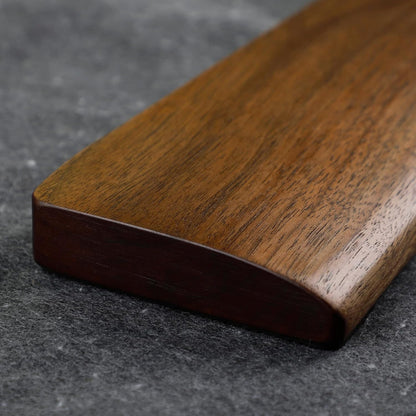 2 pcs Mini Wood Wrist Rest Portable Movable Solid Wooden Walnut Beech for Most Mechanical Keyboard Numpad Sp64