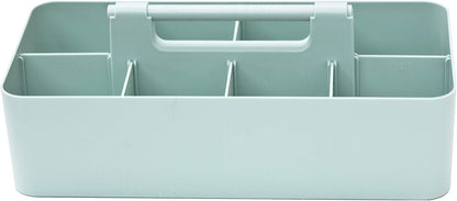 Portable Caddy American Made, DIY Dividers, 8 Compartments, Supply Organizer, Portable Tote Basket with Handle Storage Organizer Bathroom, Office, Crafts, or School Supplies