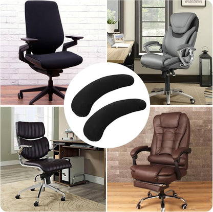 2PCS Office Chair Arm Covers Removable Office Chair Armrest Covers Protectors Arm Rest Cover for Computer Gaming Chairs Arms Pads, 30 X 8cm/11.81 X 3.15in