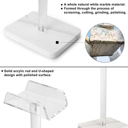 Acrylic Desktop Headphone Holder, Countertop Accessories Stand,Universal for All Music Gaming Headsets 1 Pack(DP015)