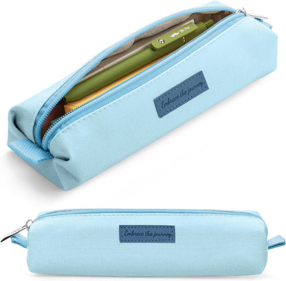 Mr. Pen- Cute Pencil Case Pouch, Multipurpose Canvas Bible Pencil Pouch, Smooth Zipper, Premium Material, Neat Stitches, Ideal for Stationery, Cosmetics, Electronics, School, Office, Travel