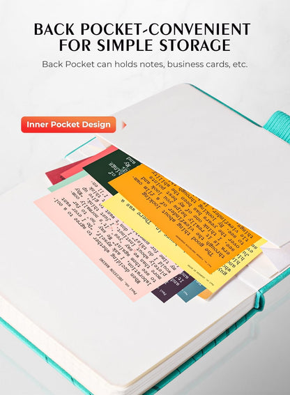 AISBUGUR Pocket Notebook, Small Notebook, 2-Pack Total 320 Pages,3.7" x 5.7" Pocket Notebook (2 Pack, Black1)
