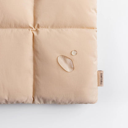 Comfyable Puffy Laptop Sleeve 13 Inch 14 Inch, Quilted Puffer Laptop Carrying Case for Women, Pillow Case Compatible with MacBook Air/Pro M5 M4 M3 M2 Pro/Max 2026, 13" MacBook Neo A18, Rice | Puffy