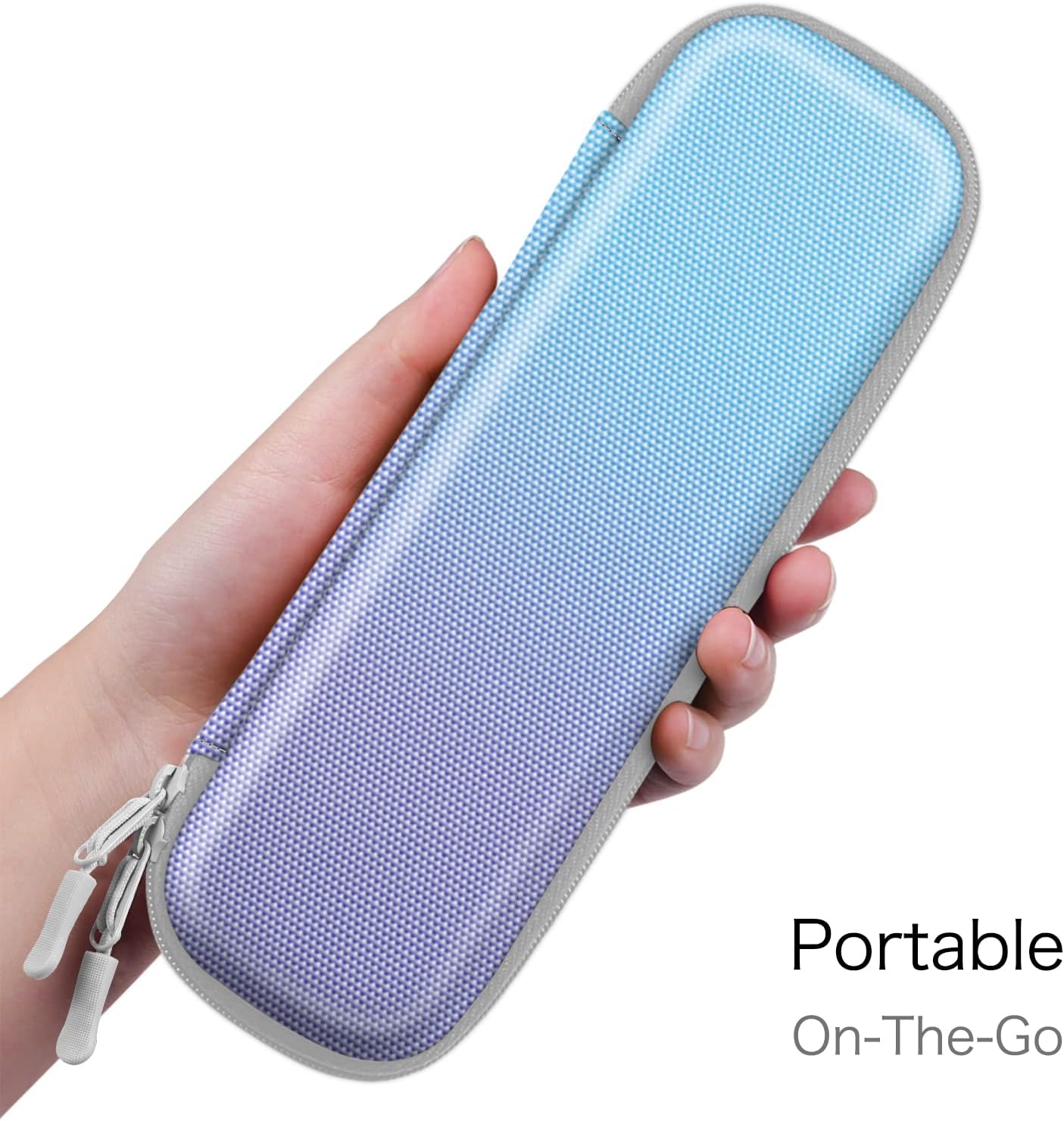 Fintie Holder Case for Apple Pencil Pro, Apple Pencil (USB-C / 1st / 2nd Generation), PU Leather Carrying Bag Sleeve Compatible with Pen, USB Cable, Samsung Stylus, Lilac Marble