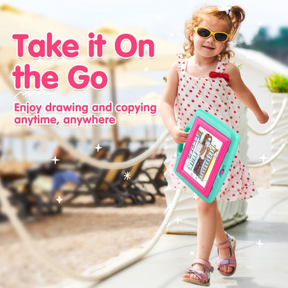 PLAY Light Up Tracing Pad for Kids, LED Tracing Pad Toys for Girls Ages 6-12, Arts & Crafts Writing Drawing Tracer Board, Birthday Toys Gifts Ideas for Girl or Boy 6+ Year Old