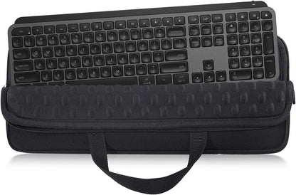imComor Keyboard Sleeve Case for Logitech MX Keys Mini Minimalist Illuminated Keyboard, Wireless Travel Shockproof Protective Neoprene Bag, Black
