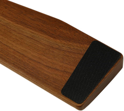 YMDK Wooden Wrist Rest Solid Wood Walnut for Keychron Q13 Pro Mechanical Keyboard