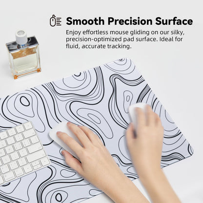 Reniteco Waterproof Large Gaming Mouse Pad with Durable Stitched Edges, Non-Slip Rubber Base, Grainy Jacquard Mouse Mat Desk Pad for Home Office Gaming, 31.5''x11.8''x0.12'', Matte Beige