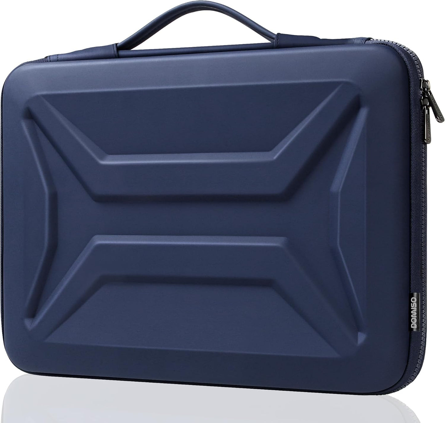 DOMISO 15.6-16 Inch Laptop Hard Case, Waterproof Shockproof Hard Shell Laptop Sleeve Protective Carrying Case with Retractable Handle for Macbook Pro/Lenovo IdeaPad Legion/HP ENVY/Dell XPS,Black