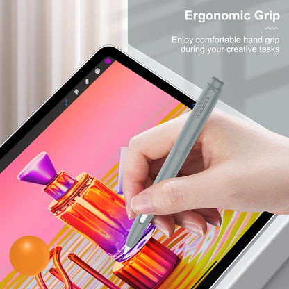 MoKo Holder Case Compatible with Apple Pencil 2nd Generation, Retractable Protective Apple Pencil Cover with Sturdy Clip, Hard PC Apple Pencil Case, Support Double-Tap, Dark Purple