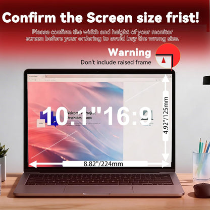 [2-Pack] 24 Inch Computer Privacy Screen Filter (16:9 Aspect Ratio) - Removable, Anti Glare & Blue Light Blocking, Compatible with HP Dell ASUS Acer Samsung Monitors