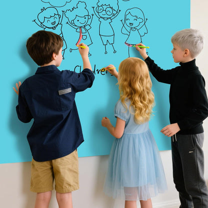 Magnetic Glass Whiteboard - Glass Dry Erase Board 48"x36" Large Frameless Board for Walls Office School and Home