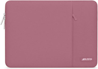 MOSISO Laptop Case 13.3 inch, 13-13.3 inch Laptop Sleeve Compatible with MacBook Air/Pro 13/Pro 14 M5 M4 M3 M2 M1, HP Dell ASUS Lenovo,Polyester Vertical Computer Sleeve Bag with Pocket, Antique Green - Colors A