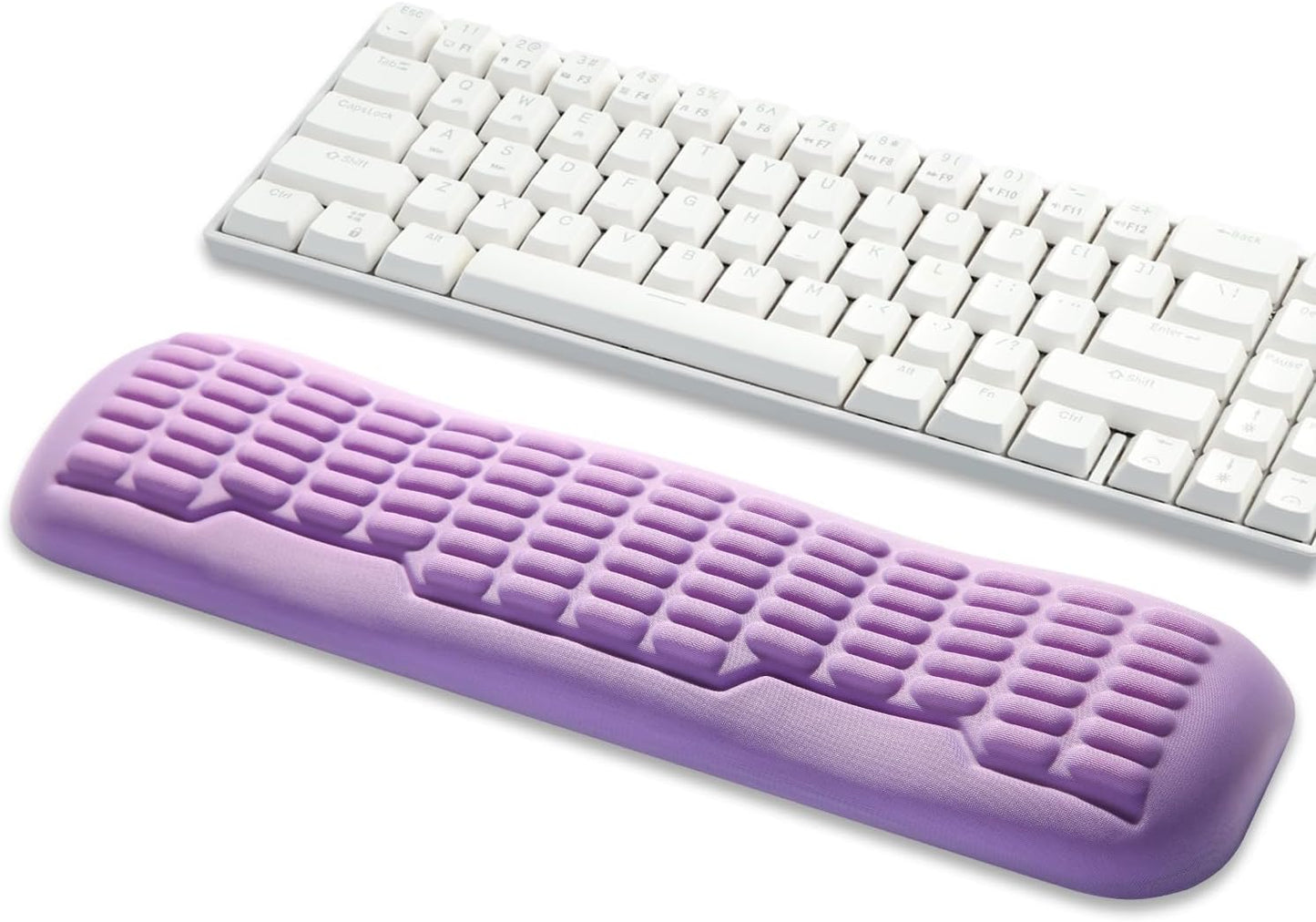 UnivoColors Ergonomic Mouse Wrist Rest,Latest 3.0 Wave Curve Design,High-Resilience Memory Foam Non-Slip Base,Reduces Wrist Fatigue,Ideal for Office Gaming & Long Hours of Use(Black)