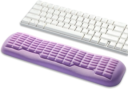 UnivoColors Ergonomic Mouse Wrist Rest,Latest 3.0 Wave Curve Design,High-Resilience Memory Foam Non-Slip Base,Reduces Wrist Fatigue,Ideal for Office Gaming & Long Hours of Use(Black)