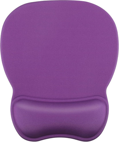 MROCO Ergonomic Mouse Pad with Gel Wrist Rest, Smooth Wrist Support Surface, Non-Slip PU Base for Pain Relief, Comfortable Mousepad for Computer, Laptop, Office & Home, 9.4 x 8.1 in, Black