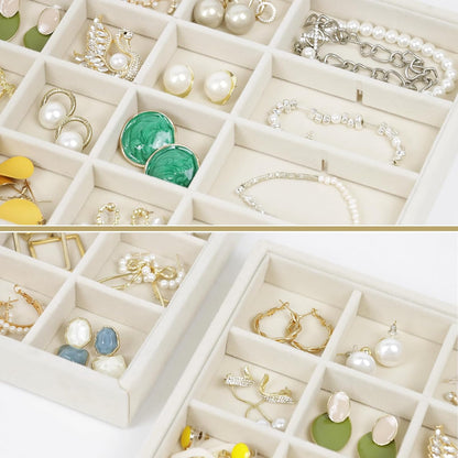 Large Velvet Sunglasses Storage Organizers Jewelry Organizer, Velvet Jewelry Organizer, Large Jewelry Drawer Organizer Tray, Eyeglass Organizer Earring Holder Ring Display (Sunglass Tray)