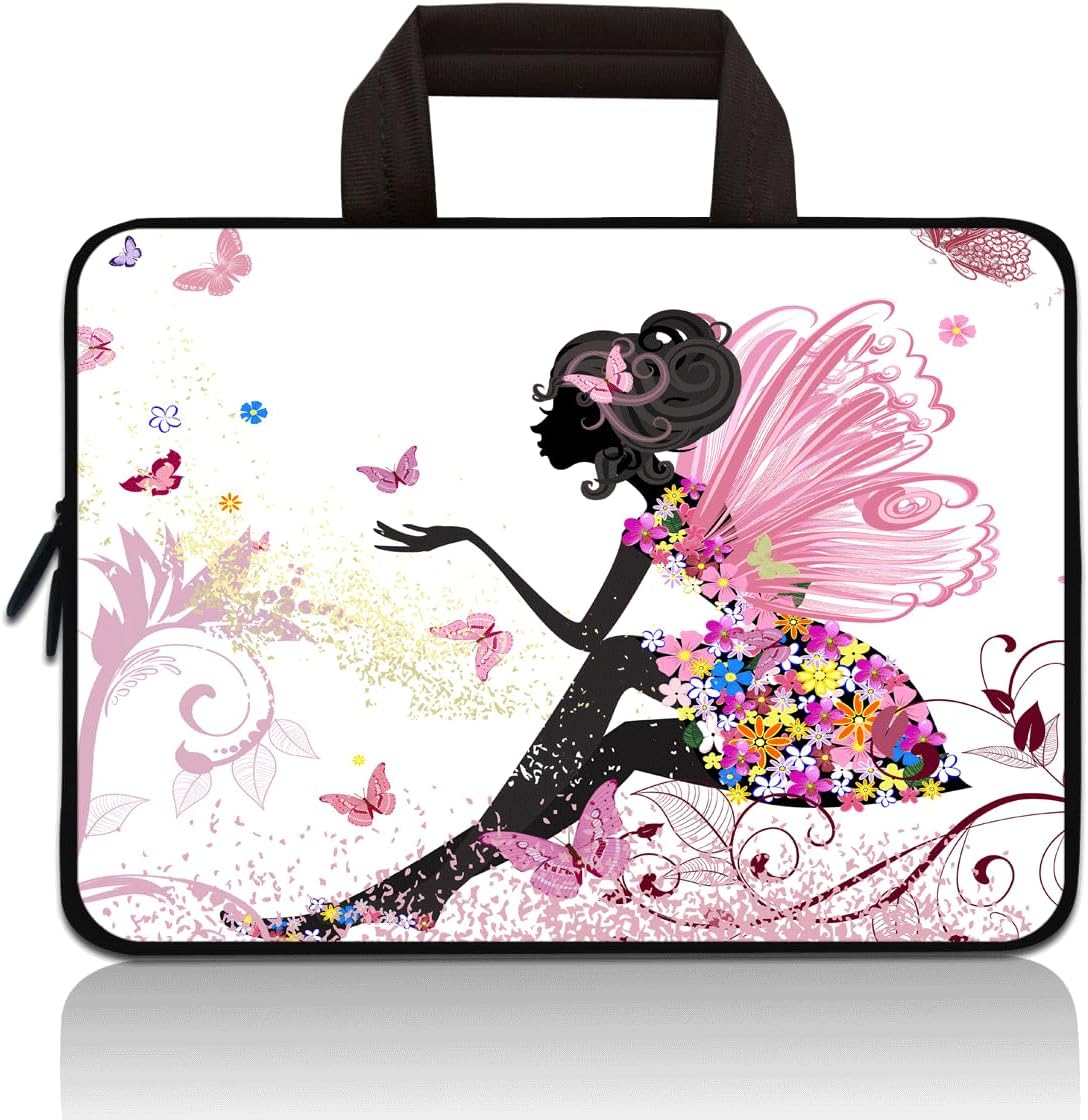 Universal 7~9 inch Kids Tablet Portable Neoprene Zipper Carrying Sleeve Case Bag Fits 7" 8" 8.5" 8.9" 9" iPad Mini 5 4 3 2 1, Galaxy Tab A 8.0 (Rocket)