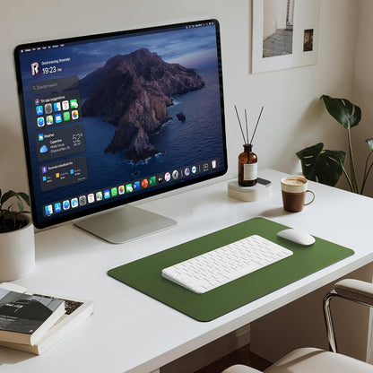 Jotsome Leather Desk Pad Mat, Non-Slip Desk Blotter Pad - Desk Protector for Office, Home, Lap Desk, Laptop, and Desktop
