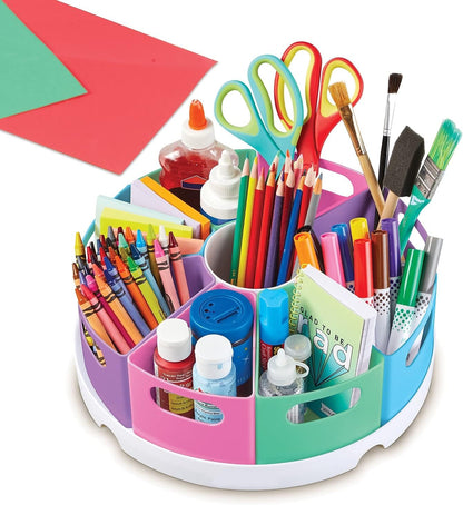 Learning Resources Create a Space Storage Center - Toy Desk Organizer, Classroom Workspace Must Haves, Homeschool Organization, Arts & Crafts , Caddy, Office & Teacher Supplies
