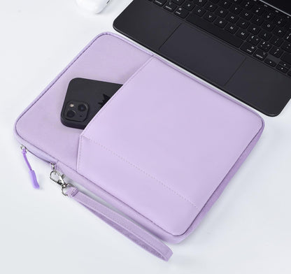CAAORDKSO 9-11 Inch Tablet Sleeve Case, Tablet Bag Carrying Travel Pouch for iPad 11-inch A16 2025, 11 inch iPad Air M3 M2 / Pro M4, 10.2 10.9" iPad, Galaxy Tab S8/S9 11"/ Galaxy Tab A9+ Bag, Purple