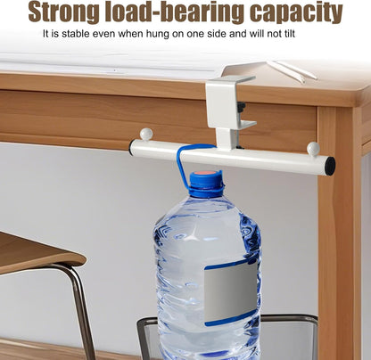 Geelin 1 Pcs White Heavy-Duty Bag Hook for Desk or Table Bag Hanger Backpack Holder Purse Hook Table Handbag Hanger Organizer Storage Under Desk for Office Classroom Dorm Accessories