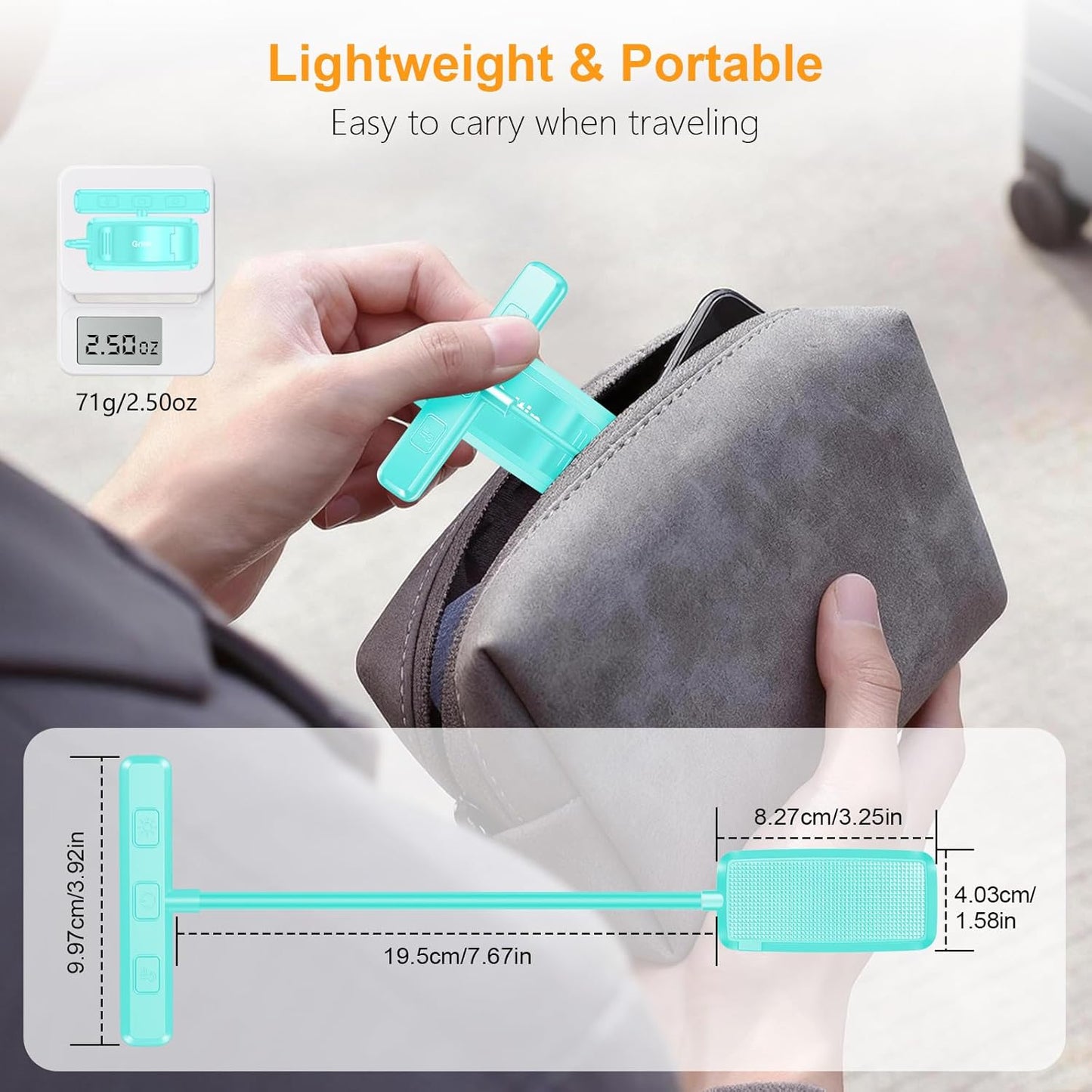 Gritin 19 LED Rechargeable Book Light for Reading in Bed with Memory Function- Eye Caring 3 Color Temperatures,Stepless Dimming Brightness,90 Hrs Runtime Lightweight Clip on Light for Book Lovers
