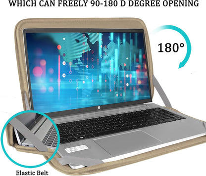 Laptop Case Sleeve 15.6 inch, Durable Shockproof Protective Computer Carrying Cover with Front Pocket, Briefcase Handbags Laptop Sleeve Bag for 15.6 inch HP, Dell, Acer, Asus, Notebook, Black
