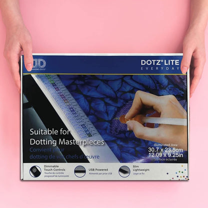 Diamond Dotz Dotzlite Everyday Light-Up Tracing Pad - Light Board for Dotting, Drawing, Crafts, LED Table for Artists, Portable Light Box for Tracing