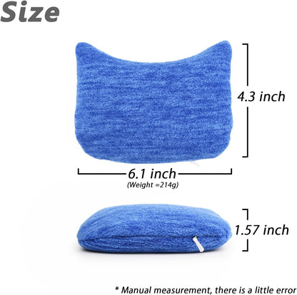 Large Mouse Wrist Rest Bean Bag, Ergonomic Mouse Support Pad Filled Ergo Beads for Computer, Laptop, PC Gaming (Dark Gray)