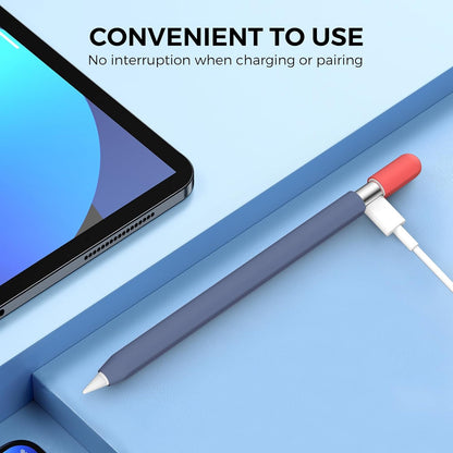 AhaStyle Silicone Case for Apple Pencil (USB-C) 2023 Ultra Thin Proteative Cover Skin Apple Pencil Sleeve Anti-Slip Grip Compatible with Apple Pencil USB C (Lavender)