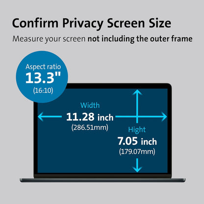Kensington MagPro™ Magnetic Laptop Privacy Screen 14 inch, Removable 16:9 Laptop Privacy Filter, Anti-Glare, Blue Ray Reduction, Dell Latitude 5420, HP Elitebook 840 G6-G8, Lenovo, Asus (K58352WW)