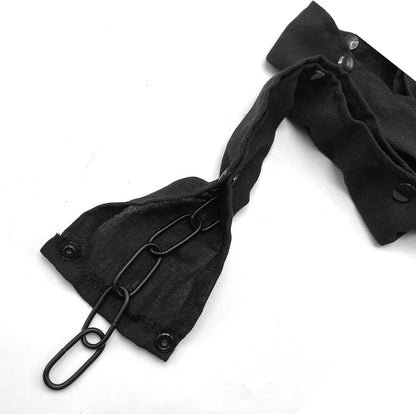 ECUDIS 2 Packs Chandelier Chain Cover Cord Cover 6 Feet, Great for Lamps, Light Fixtures, and Desks, Cable Management, Black