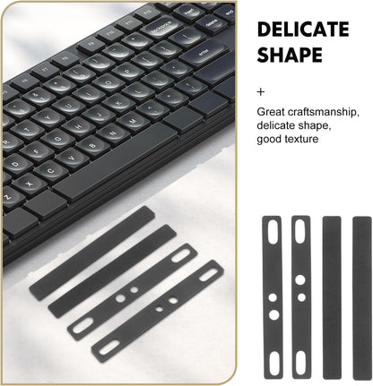 4pcs Keyboard Keycap Soundproof Foam: Space Bar Sound Dampener Pad for Home and Office Noise Reduction - Sponge Silencer for Mechanical Keyboards