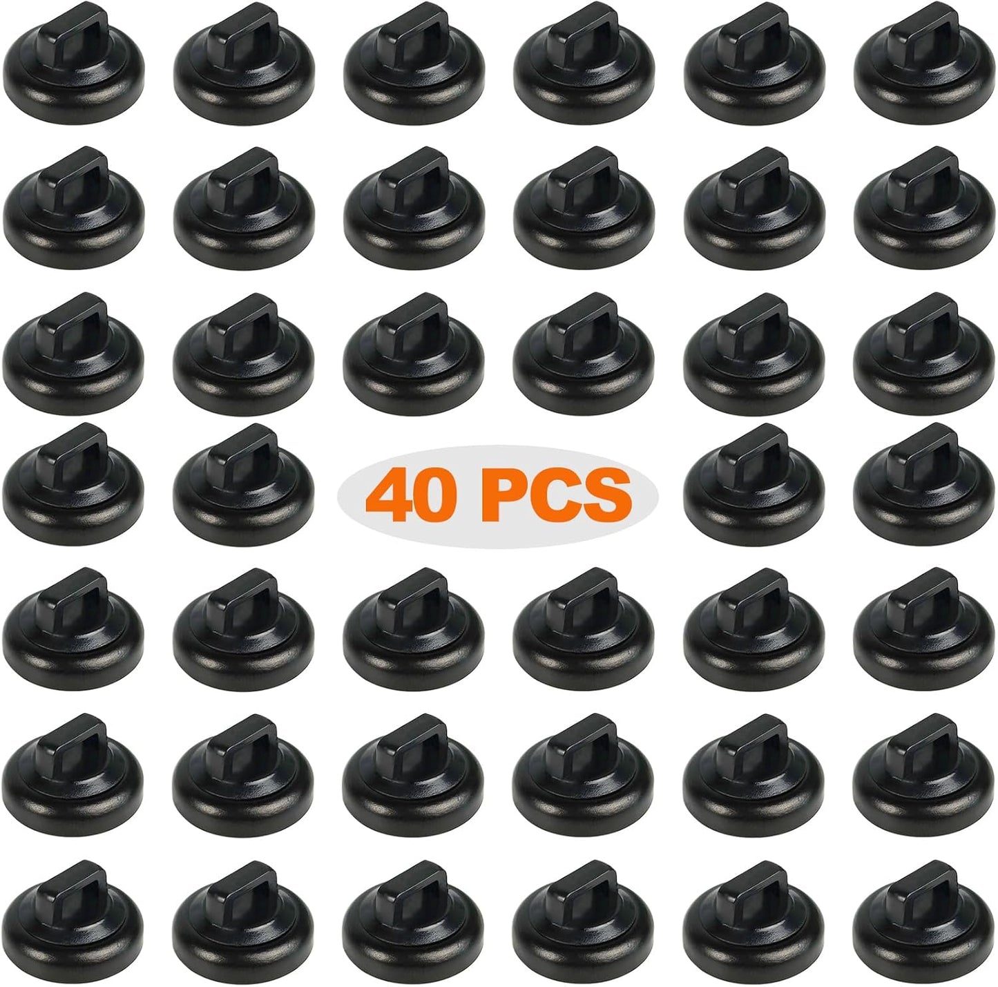Magnet Zip Tie Mount Clips Magnetic Zip Ties Mount Base Holder Strong Wire Cable Holder Mount Wire Clips Management for Home Office Marine Electrical Wiring (D19 20 Pcs)